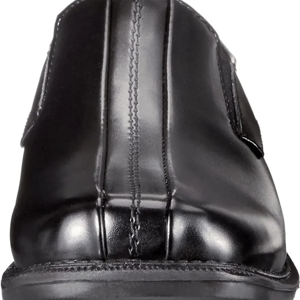 🔥Deer Stags Black Wings Slip-on Dress Shoes Youth Size 4.5